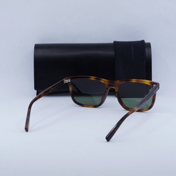 Final Price! Saint Laurent SL501 003 Havana/Green Sunglasses - Picture 12 of 12